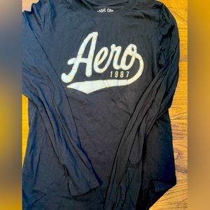 Black Aeropostale, long sleeve T-shirt, Size L